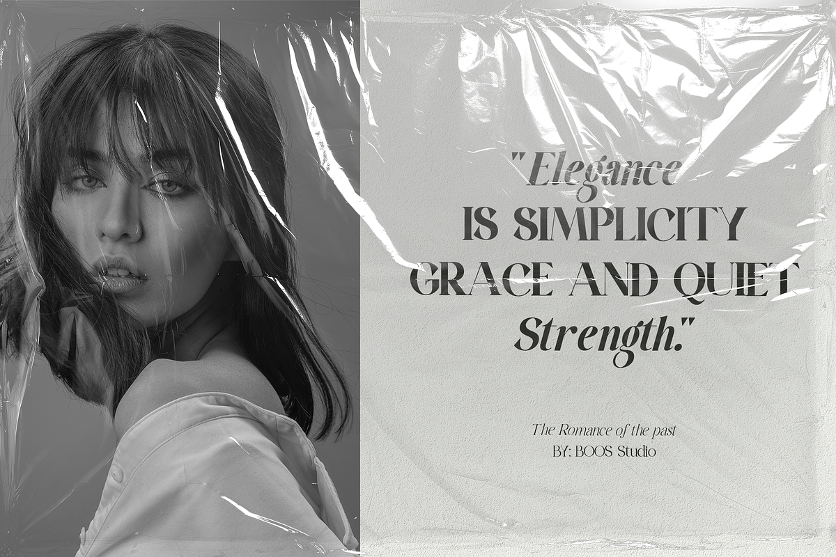 The Romance of The Past Serif Family, a Font by BOOSH Studio (Photo 8 of 23)