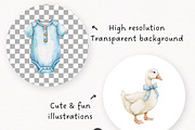 Blue Nursery Boyhood Charm, an Animal Illustration by PaintPixelCo (Thumbnail 7 of 13)