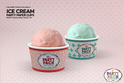 Party Ice Cream Paper Cup Mockup, a Cups & Container Mockup by INCDesign (Thumbnail 6 of 7)