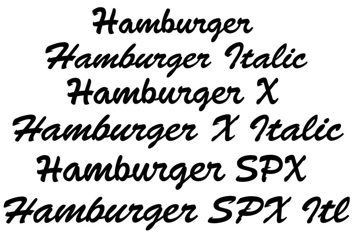 Hamburger, a Font by FontMesa (Photo 2 of 3)