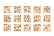 office icon doodle style bundle, an Object Illustration by foxndeer (Thumbnail 4 of 4)