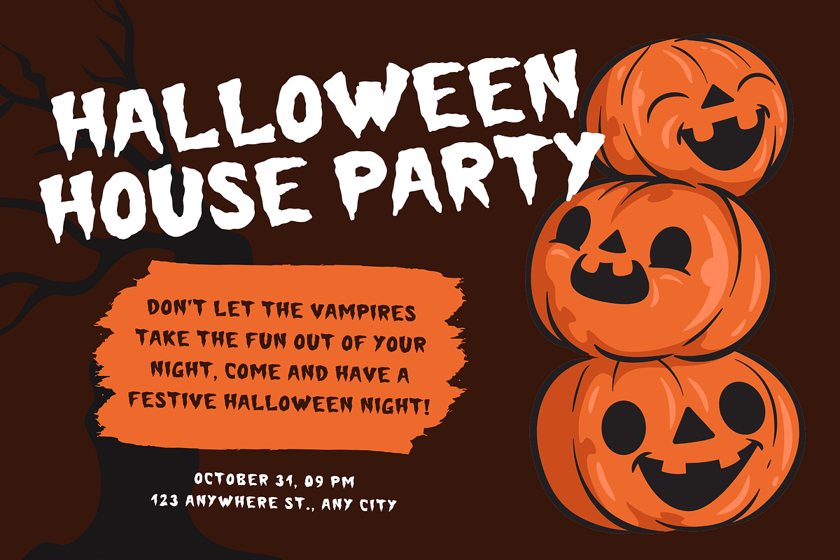 Gloomy Horror is a Halloween font, a Handwritten Font by Brown Cupple (Photo 6 of 8)