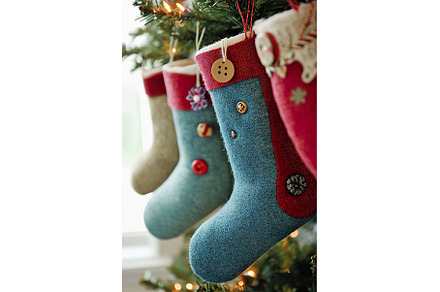 Handmade Christmas Stockings With, a Holiday Photo by Lermont51