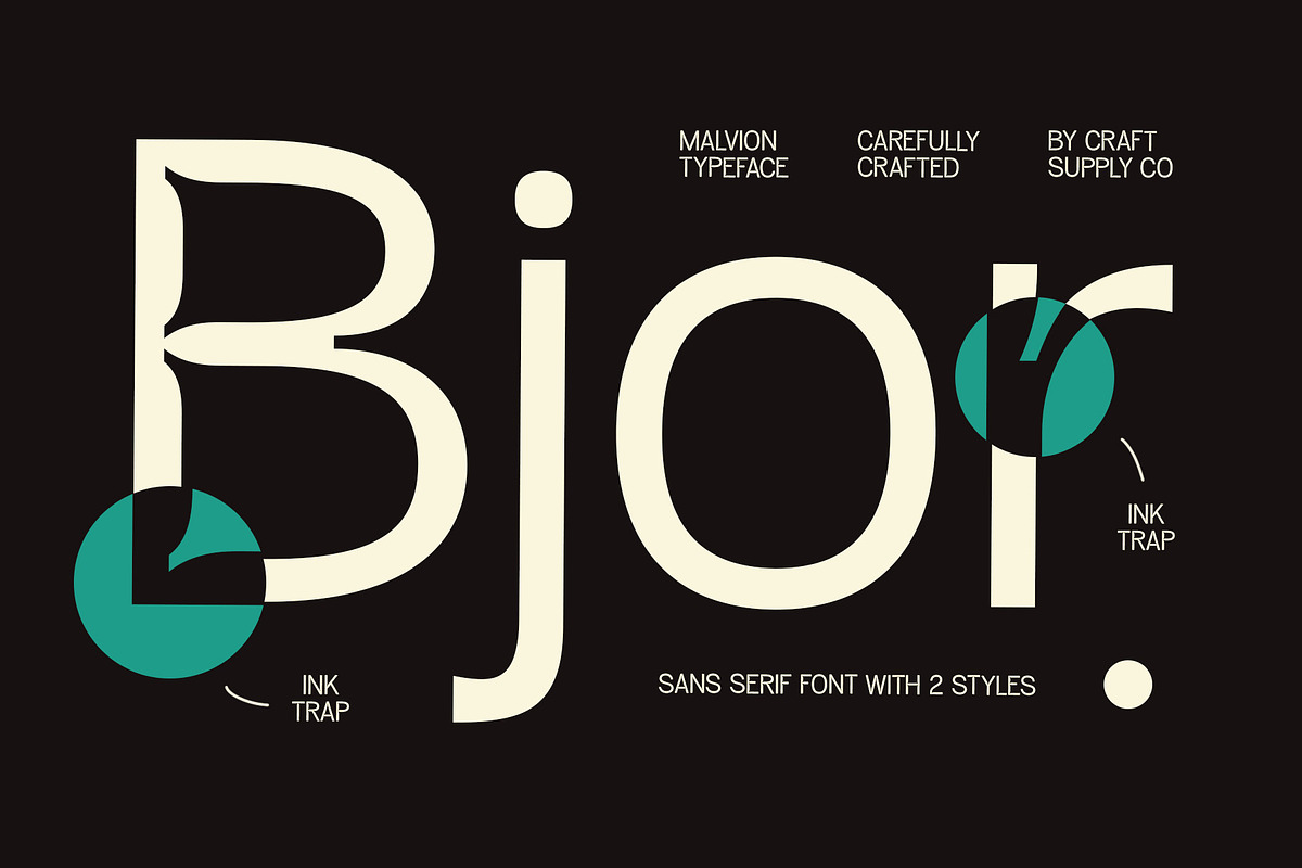 Malvion – Sans Serif Font, a Sans Serif Font by Craft Supply Co. (Photo 4 of 8)