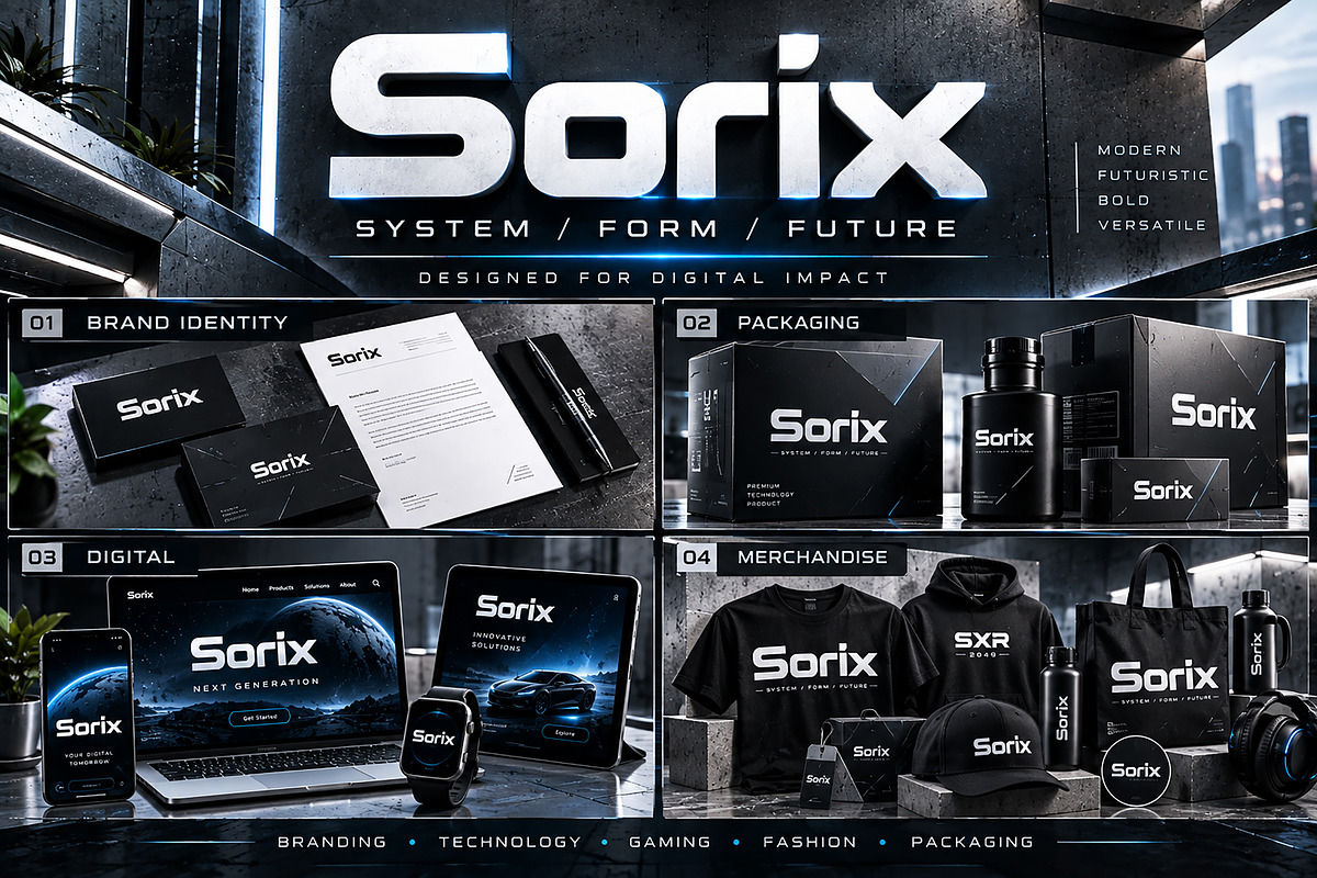 Sorix, a Sans Serif Font by Wow Magic (Photo 3 of 5)