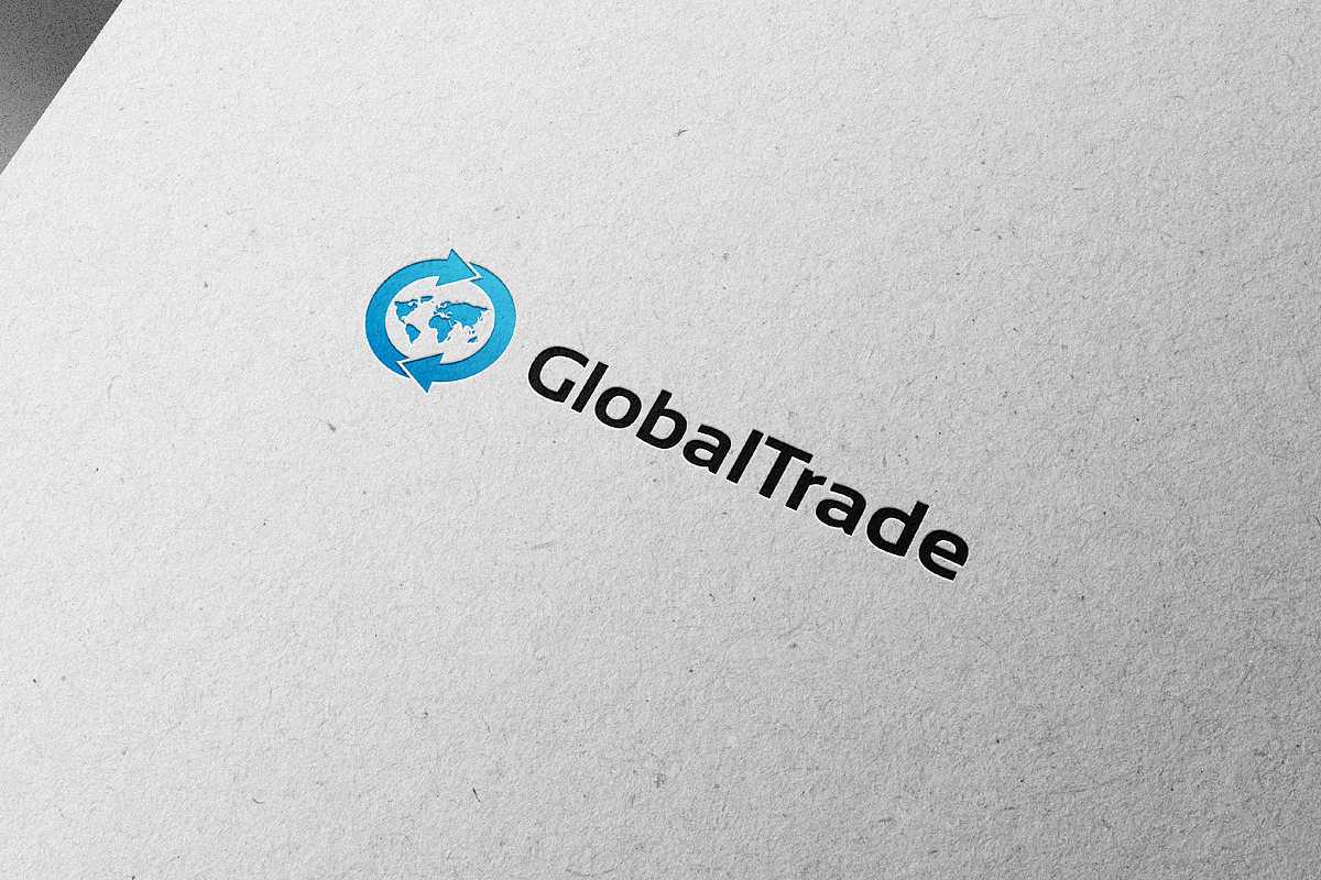 Global Trade Logo Design Template, a Branding & Logo Template by bvcreates (Photo 7 of 8)