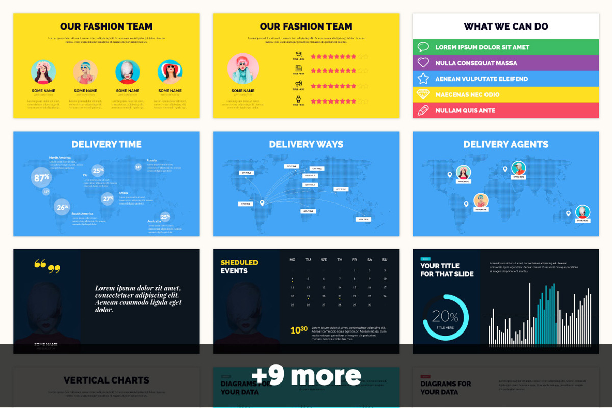 Top Fashion Powerpoint Template, a Presentation Template by Brainiart (Photo 4 of 6)