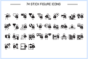 Business People Stick Figure Clipart, a Work Illustration by Designfour (Thumbnail 2 of 8)