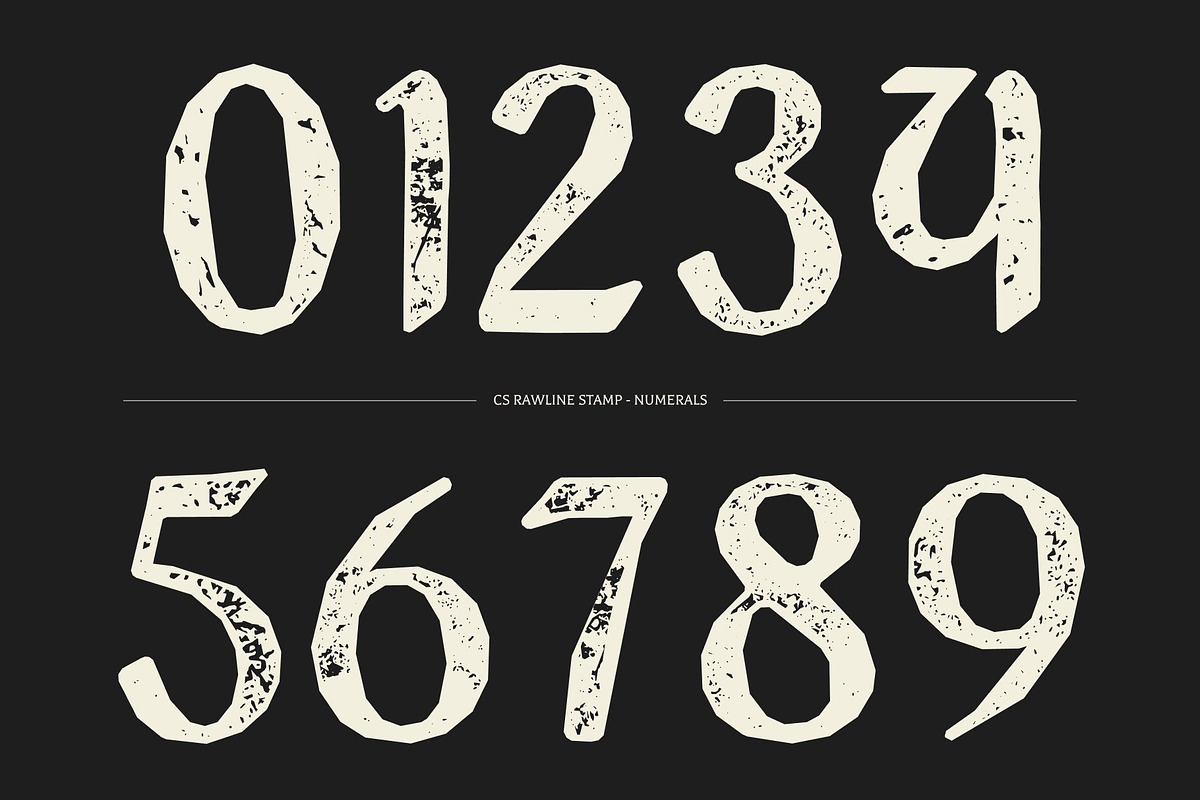 CS Rawline Stamp, a Sans Serif Font by Craft Supply Co. (Photo 4 of 8)
