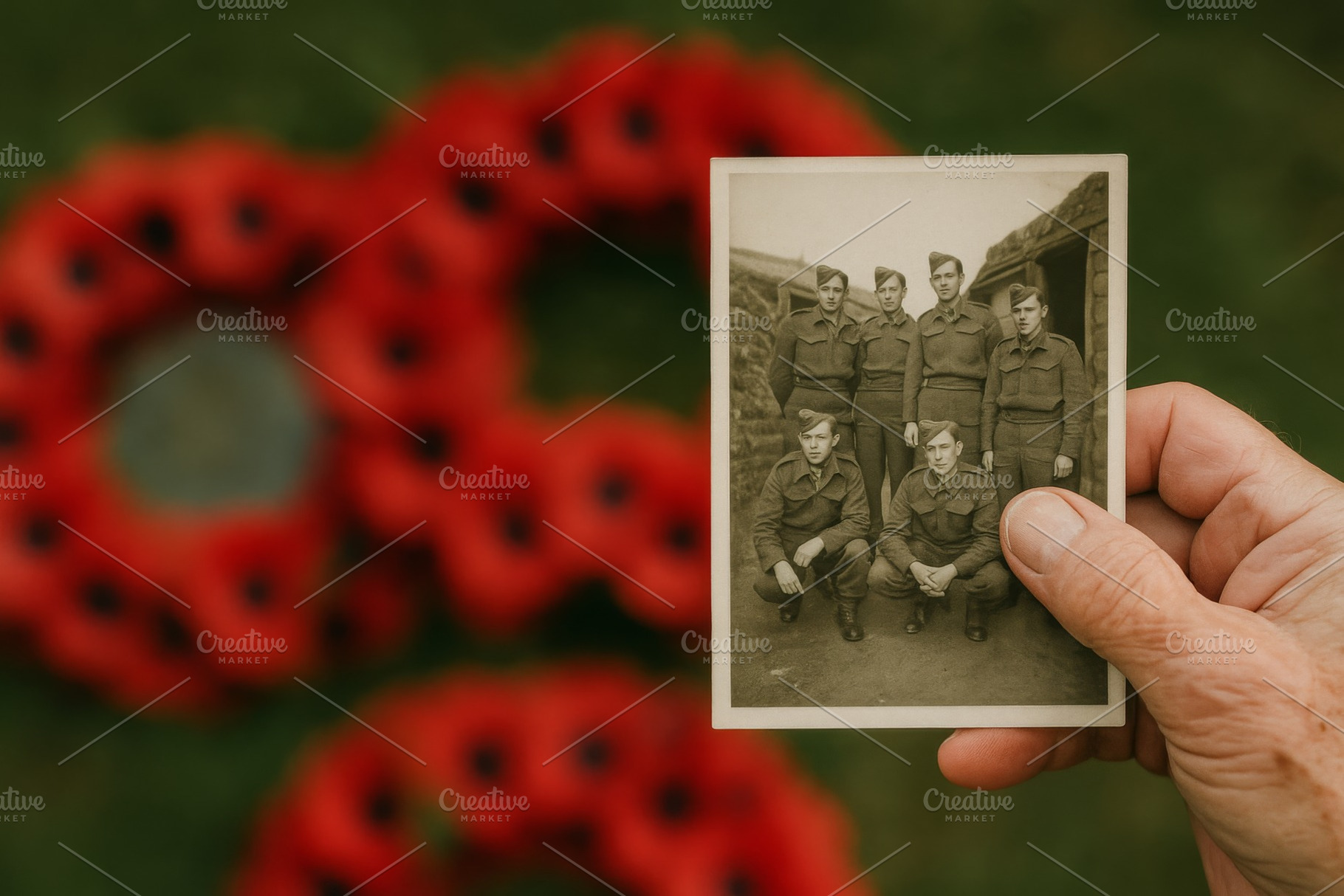Armistice Remembrance Day concept wi, a Photo by Dvoevnore photos