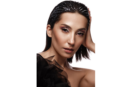 Beautiful young woman with bright, a Beauty & Fashion Photo by KOBRIN|PHOTO