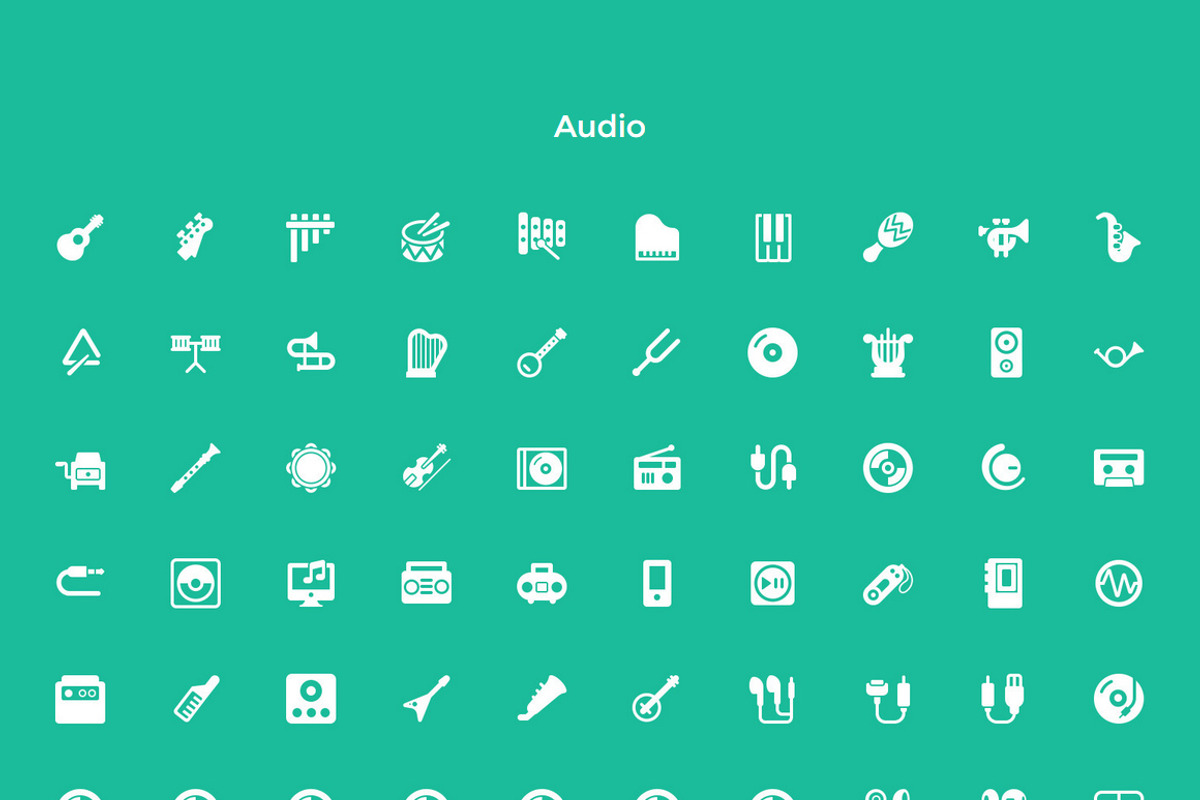 Squid Ink Solid Icon Pack preview 2
