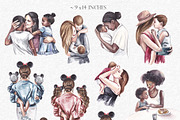 FAMILY watercolor clipart (part - 2), a Person Illustration by Elena_Sedova (Thumbnail 3 of 7)