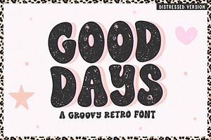 Good Days Retro Distressed Font