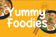 Yummy Foodies Font, a Sans Serif Font by Scratch Design (Thumbnail 7 of 7)
