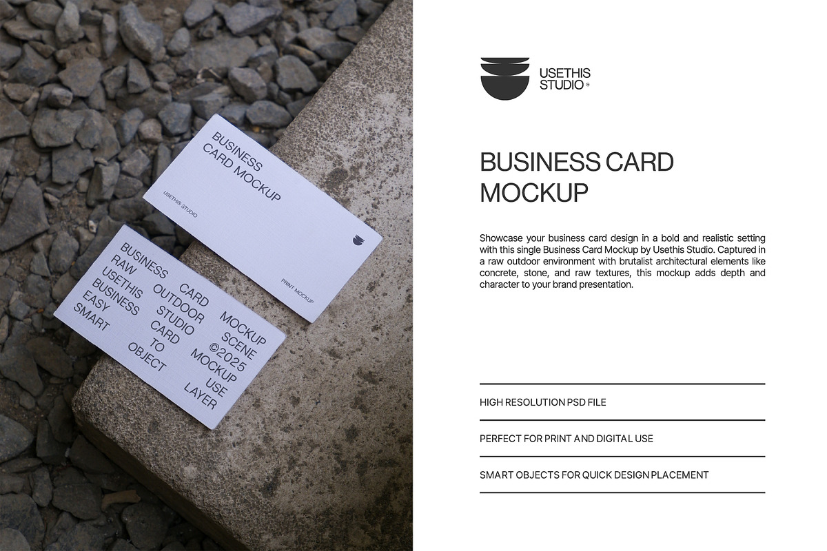 Outdoor Business Card Mockup Bundle, a Merchandise Mockup by Usethis Mockup (Photo 3 of 5)