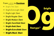 Brigife - Family Font, a Sans Serif Font by Rastype (Thumbnail 3 of 11)