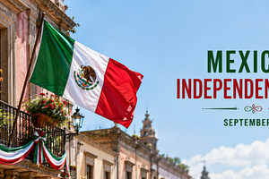 Mexican independence day celebration, a Photo by Dvoevnore photos