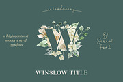 Winslow Title Complete Family, a Serif Font by Kimmy Design (Thumbnail 1 of 15)