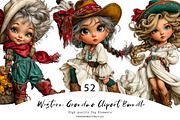 Western Grandma Clipart Bundle, a Seasonal Illustration by CreationArt (Thumbnail 1 of 7)