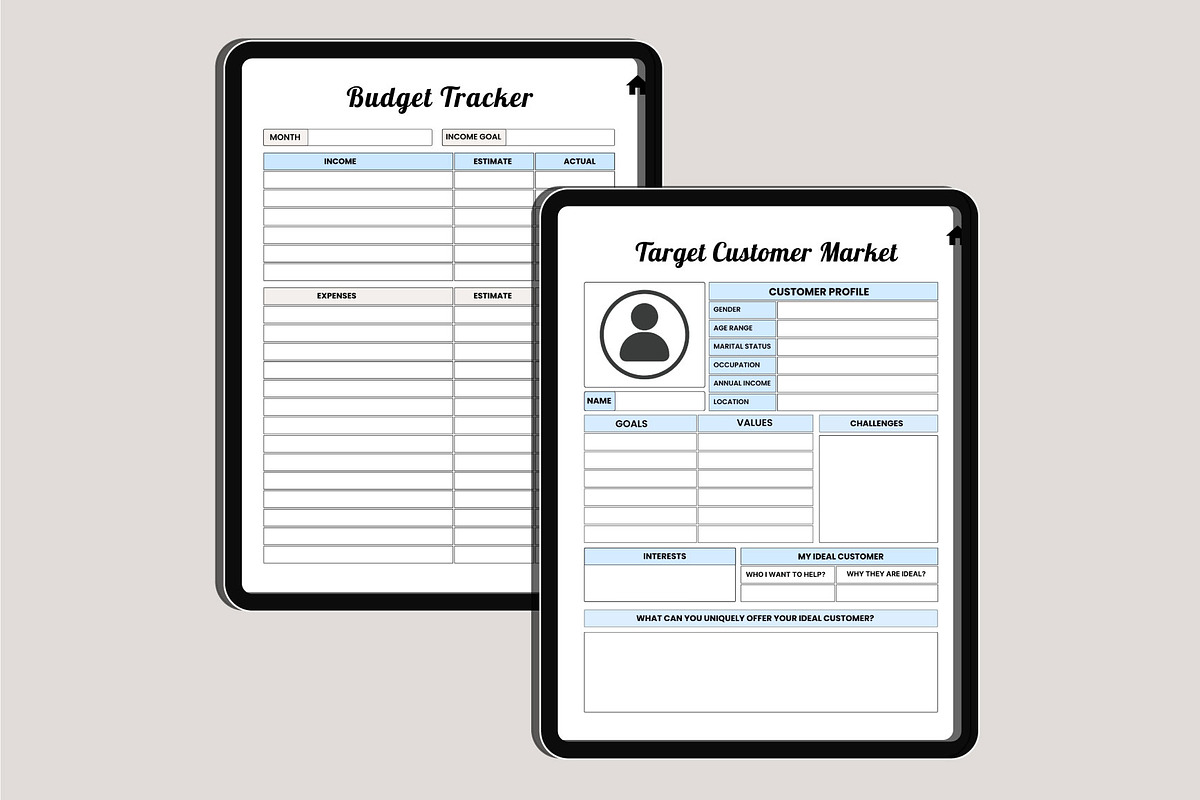 Digital small Business Planner Canva, a Design Template by Designmela01 (Photo 18 of 20)