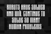 Lockamor Futuristic Display Font, a Sans Serif Font by Maulana Creative (Thumbnail 12 of 15)