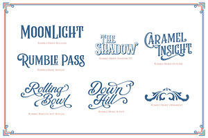 Rumble Brave Typeface