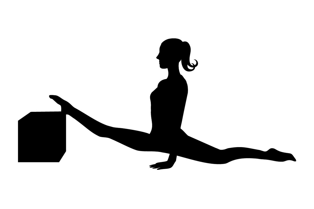 Girl sit on twine black silhouette, a Healthcare Illustration by Svetlana Voloshina (Photo 4 of 4)