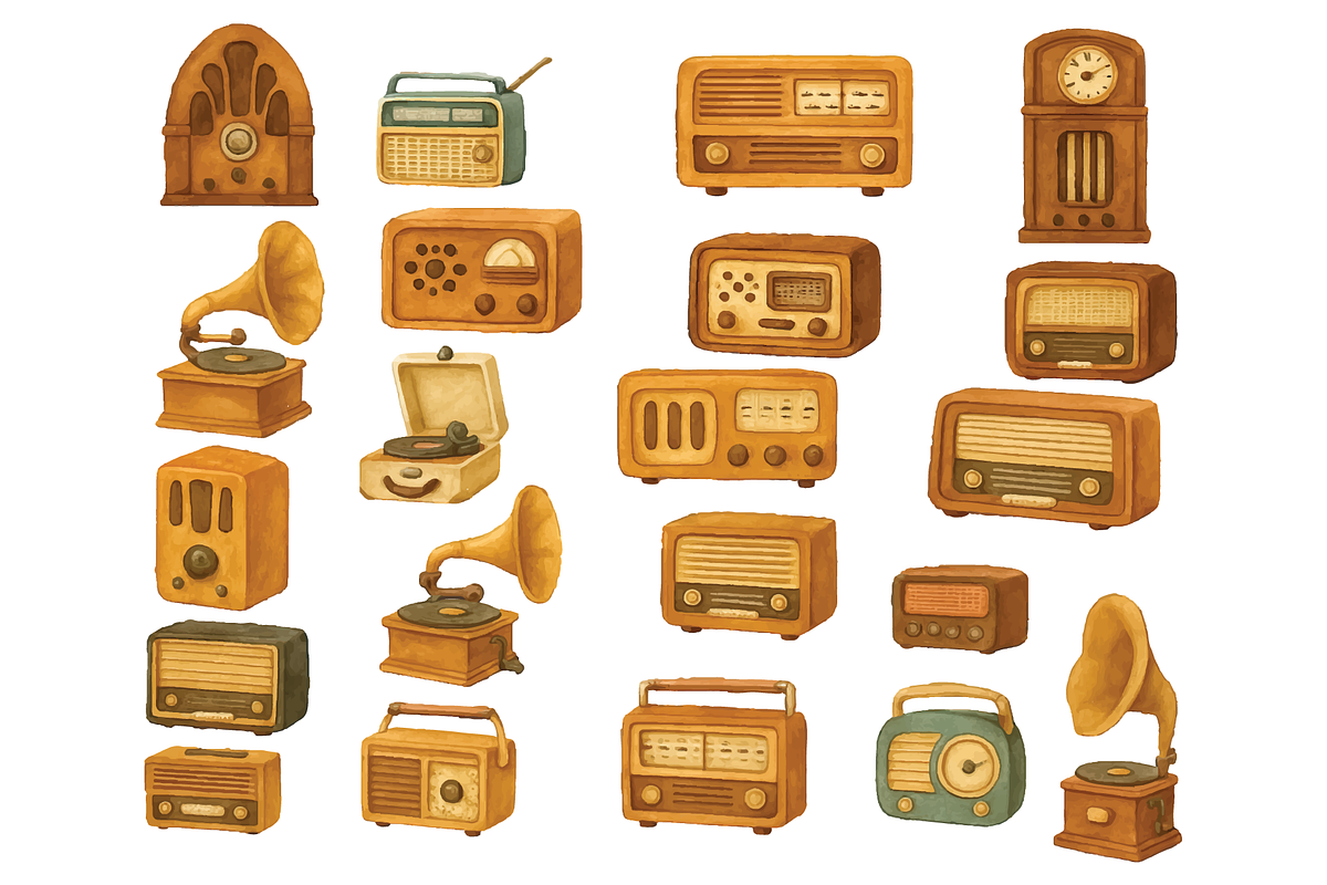 Radios Collection, an Object Graphic by nikagraphic