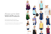 T-SHIRT & BAG BUNDLE 20xMock-upsDEMO, a Books & Magazine Mockup by Apparel_Mockups (Thumbnail 23 of 27)
