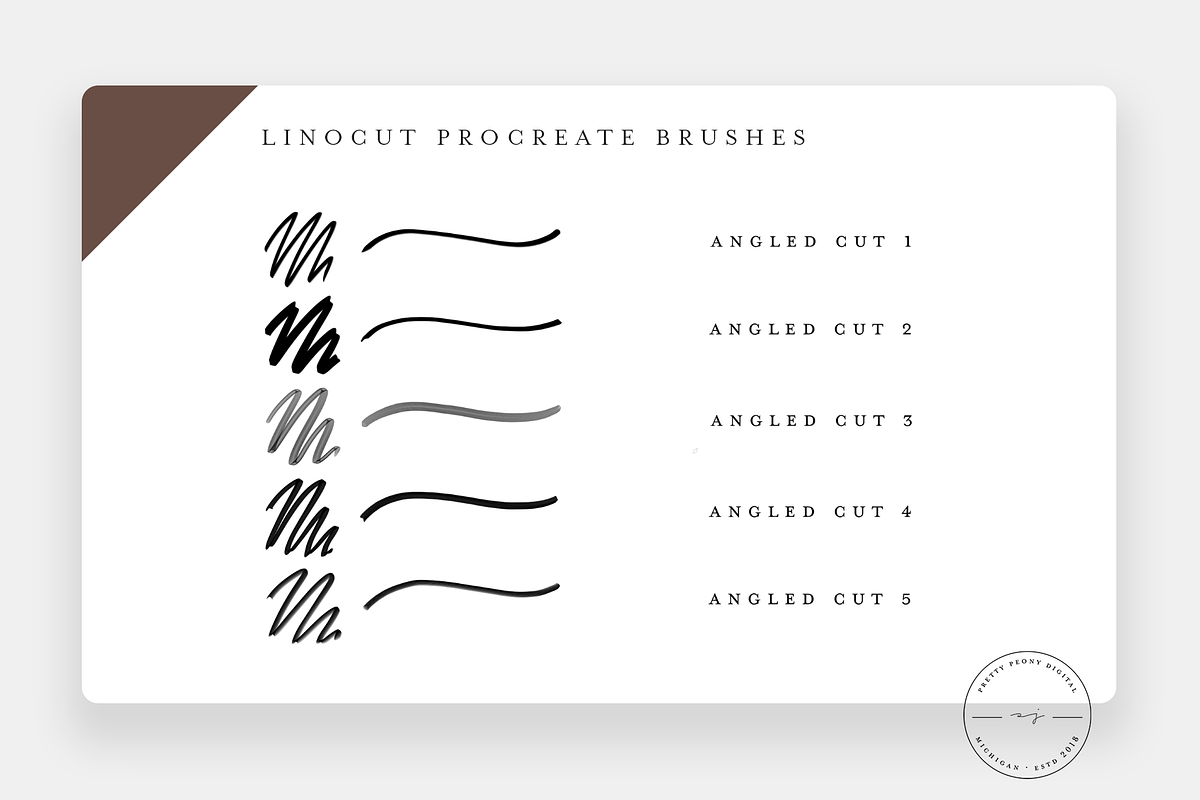 20 Linocut Procreate Brushes, a Brush Add-On by SorrDesign (Photo 3 of 8)