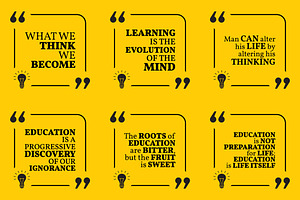 Nine motivational quotes. Set 8/55