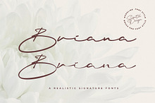 Briana | 2 Styles Signature Font