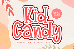 Kid Candy - Palyful Font Duo