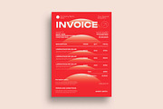 Red White Utilitarian Invoice, a Templates & Theme by graphicook (Thumbnail 1 of 3)