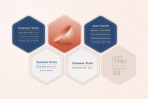 Summer Vista - Nautical Branding Kit