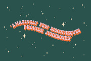 Dosky - Groovy Typeface, a Sans Serif Font by takoliko (Thumbnail 4 of 11)