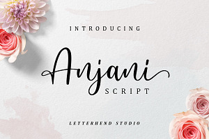 Anjani Script Modern Calligraphy