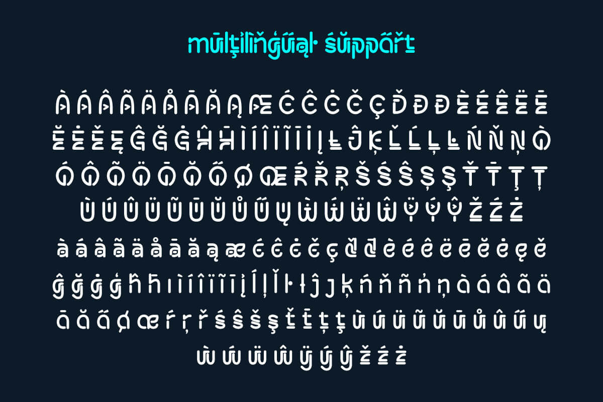 MEXURY – Futuristic Font, a Handwritten Font by productype1 (Photo 11 of 12)