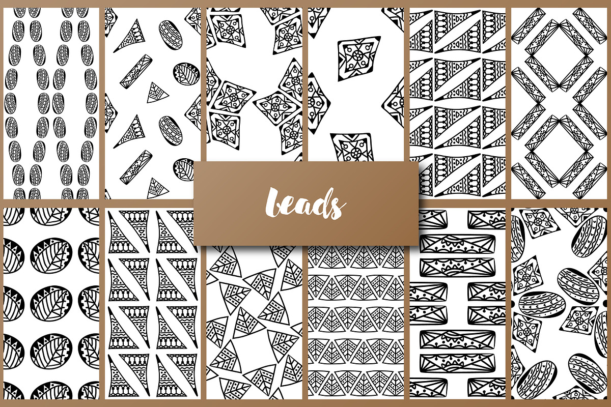 36 Boho patterns, a Pattern Graphic by Alla_Ri_Shop (Photo 4 of 4)