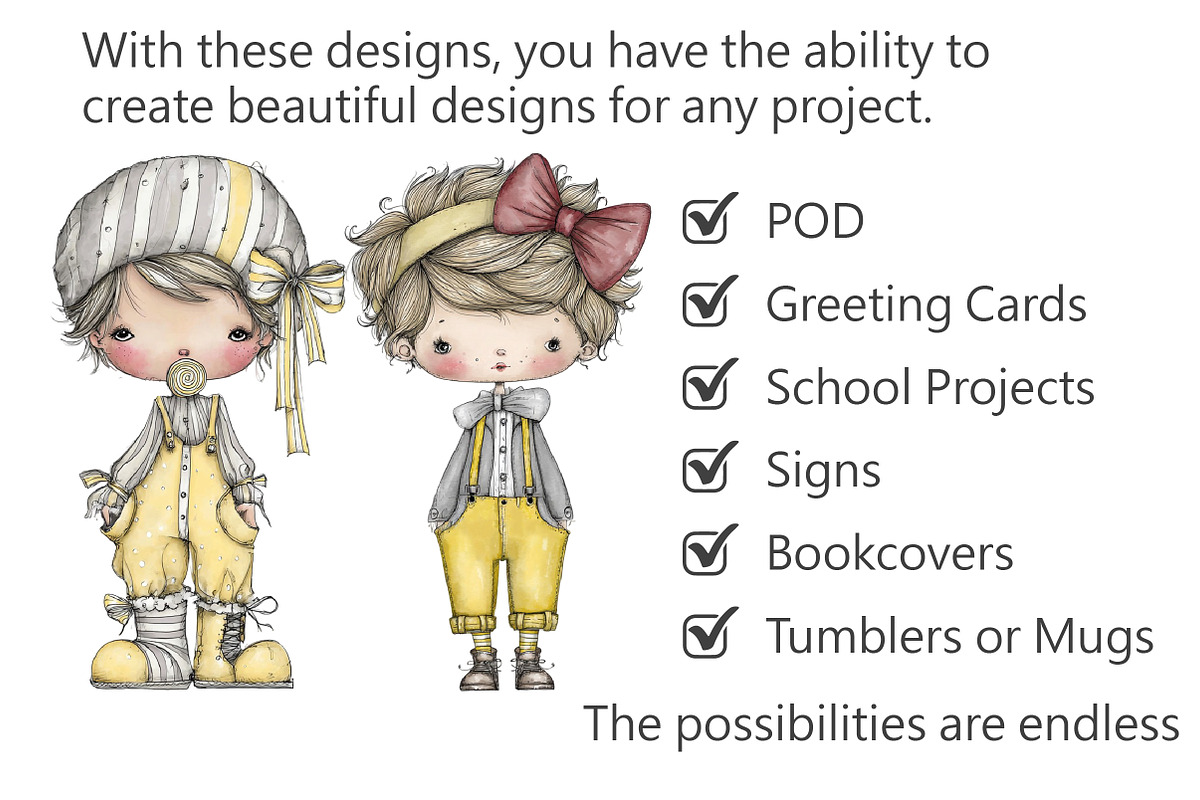 Whimsical Christmas Boy Clipart, an Illustration by Pixels.Craft (Photo 3 of 5)