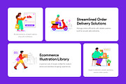 50 E-commerce Flat Illustrations, a Person Illustration by Creative Stall (Thumbnail 5 of 11)
