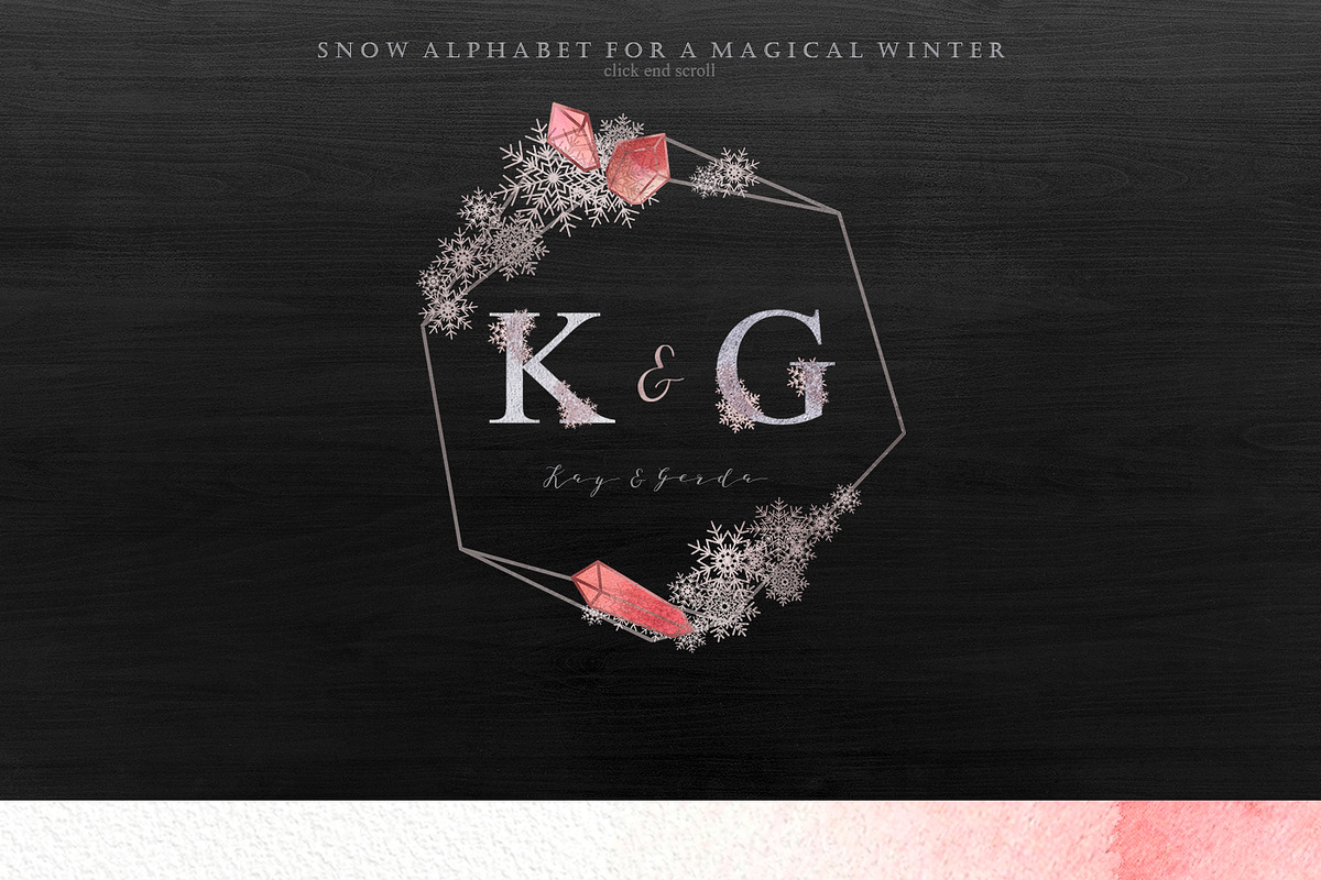 Snow and Rubies - Christmas Set, an Object Graphic by DigitalDream (Photo 6 of 10)