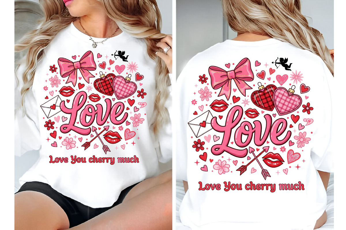 Love You Cherry much PNG, an Illustration by SinaCreation (Photo 11 of 11)