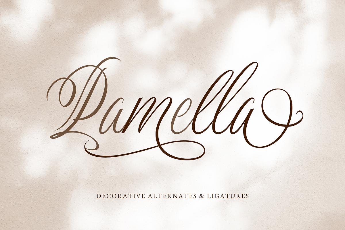 Dellatino - An Elegant Script Font, a Script Font by Ainun Jinan (Photo 9 of 12)