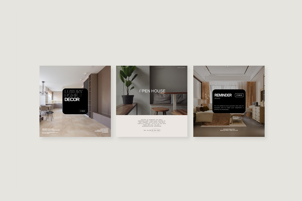 Real Estate Instagram  Templates, a Social Media Template by Prapti Design (Photo 12 of 14)