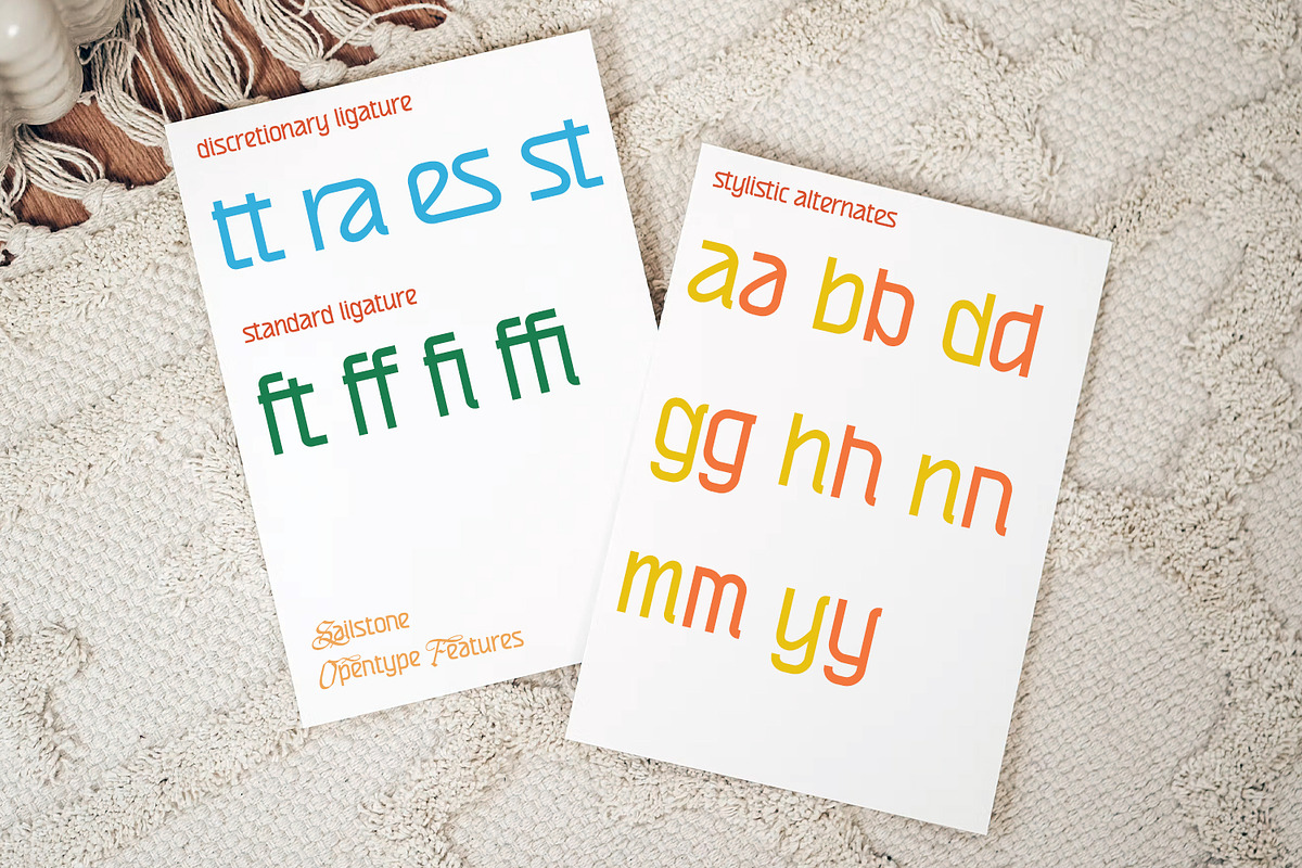 Sailstone, a Sans Serif Font by din-studio.com (Photo 10 of 12)