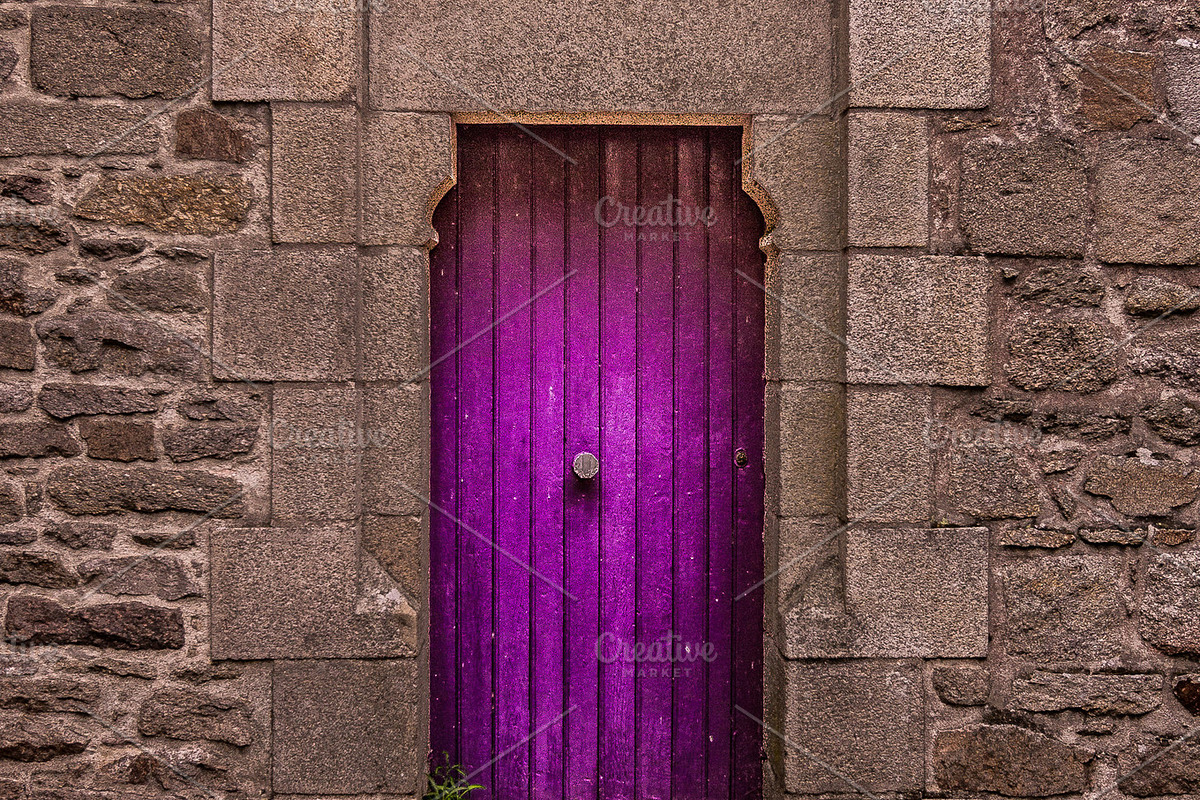 Old antique purple door and wall, an Architecture Photo by Mely Photographie (Photo 2 of 2)