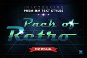 Retro #1 - 20 Text Styles, a Layer Style Add-On by Jonas Stensgaard (Thumbnail 5 of 23)