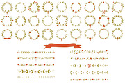 38 different wreaths & borders, an Object Graphic by Blue Ink Studio (Thumbnail 3 of 4)